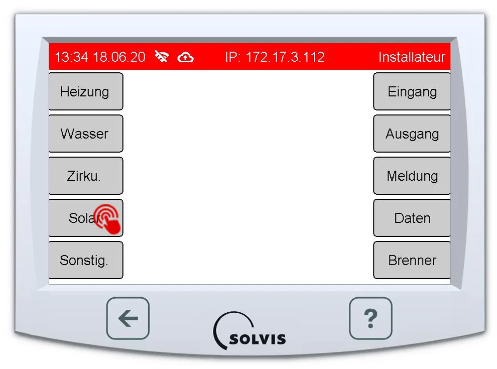 SolvisControl 3 Heizungsregelung
