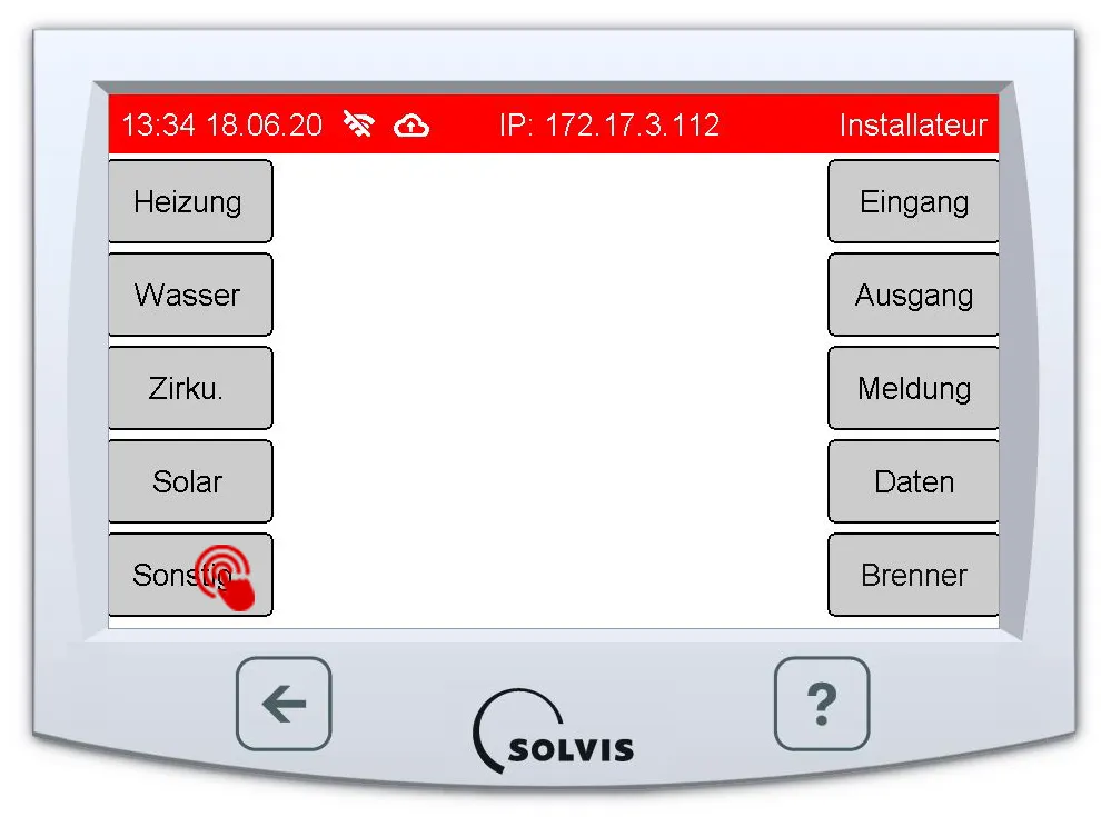 SolvisControl 3 Heizungsregelung
