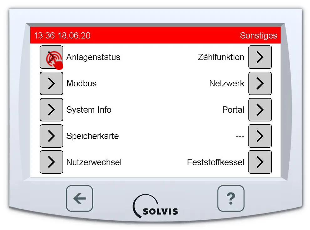 SolvisControl 3 Heizungsregelung