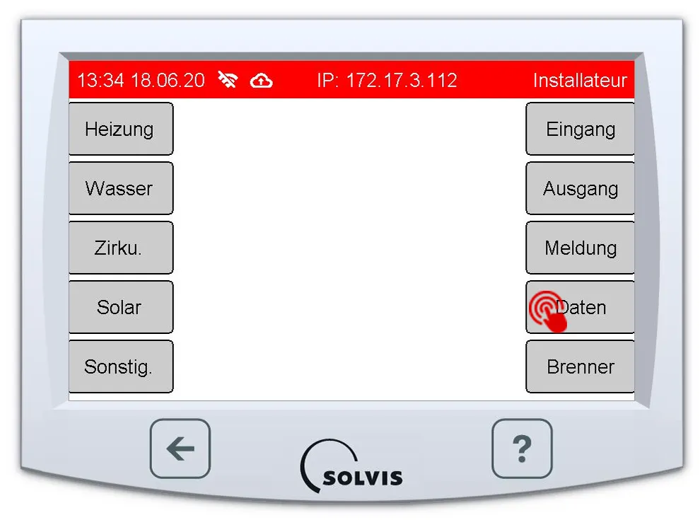 SolvisControl 3 Heizungsregelung