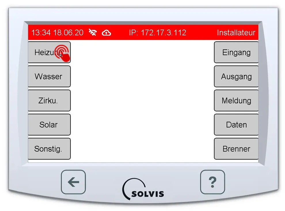 SolvisControl 3 Heizungsregelung