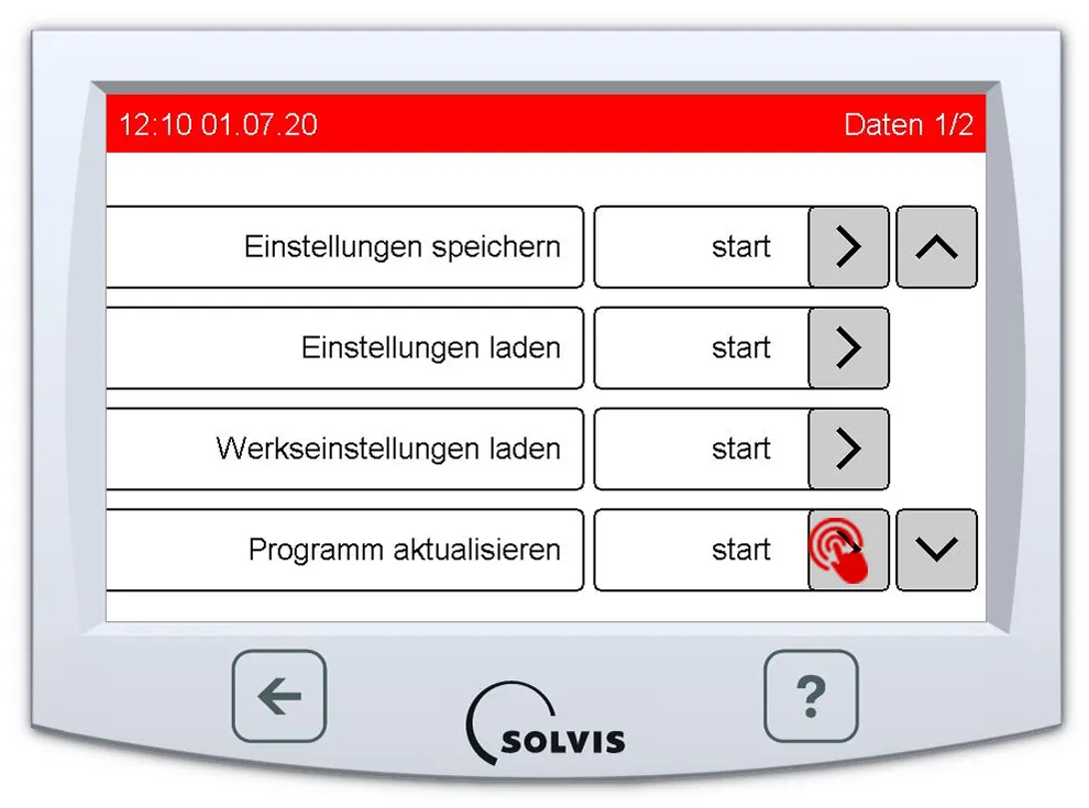 SolvisControl 3 Heizungsregelung
