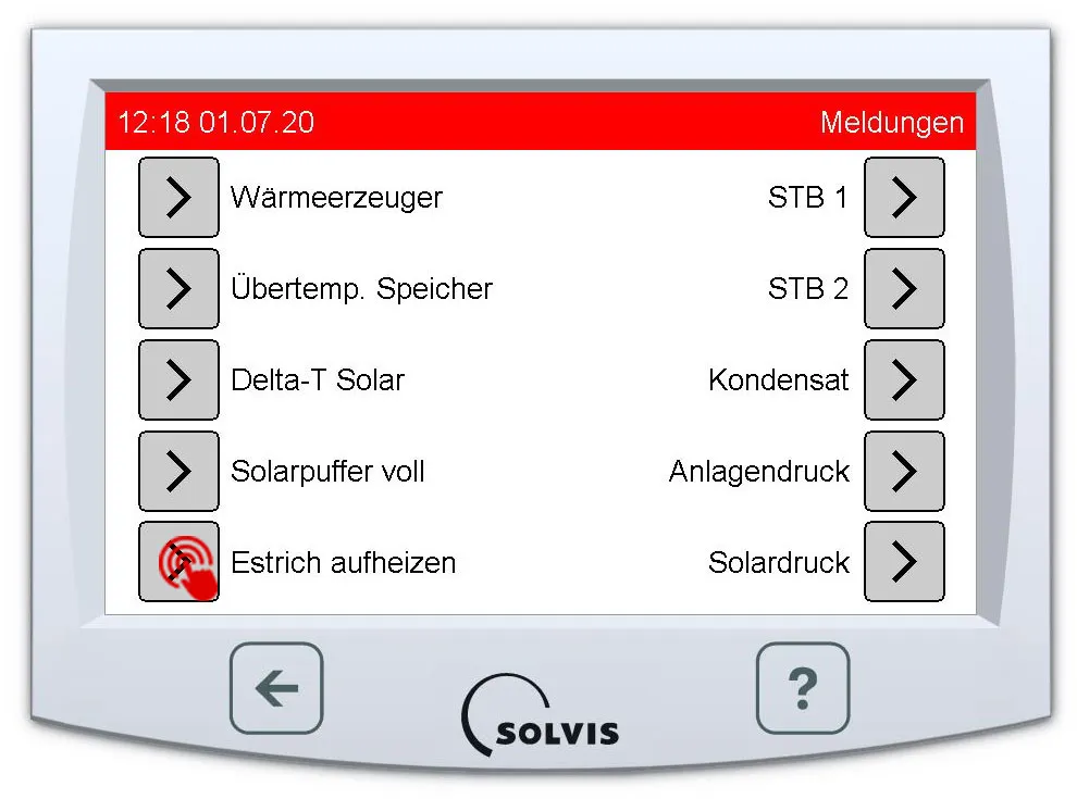 SolvisControl 3 Heizungsregelung