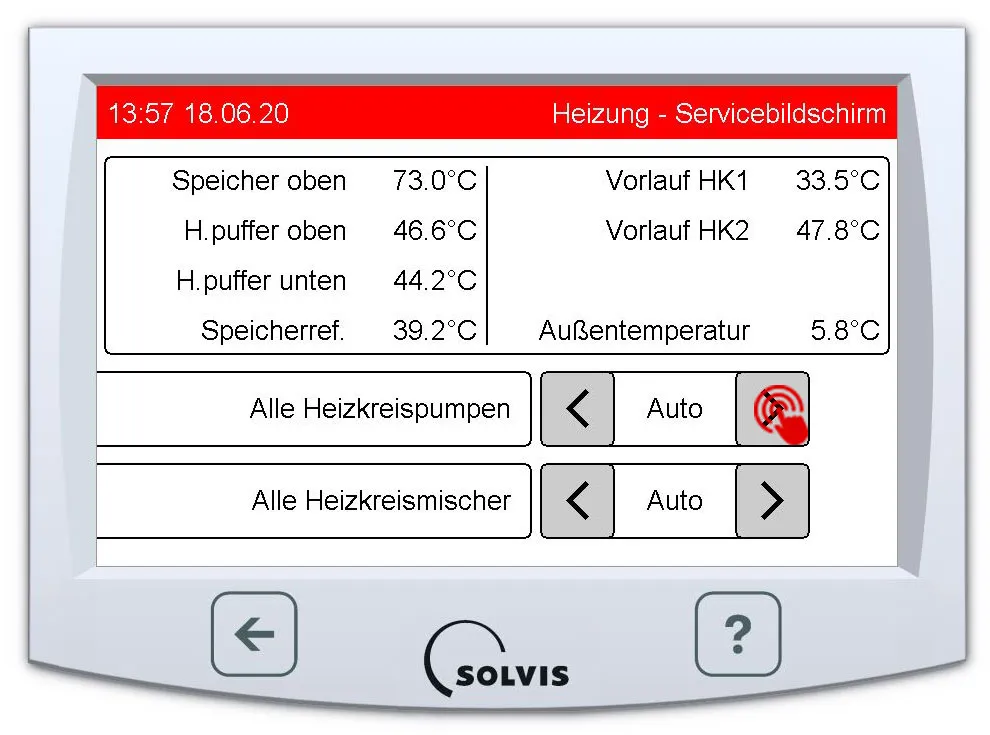 SolvisControl 3 Heizungsregelung